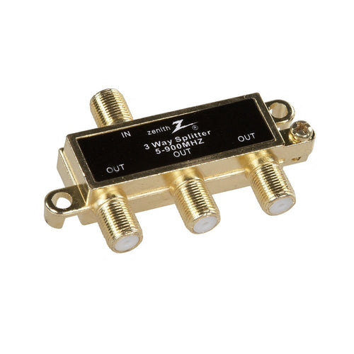 Zenith 3 Way Coax Splitter | VS1001SP3W