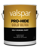 Valspar® Pro-Hide® Gold Ultra Exterior Self-Priming Paint 	Flat 1 Gallon Super One Coat White