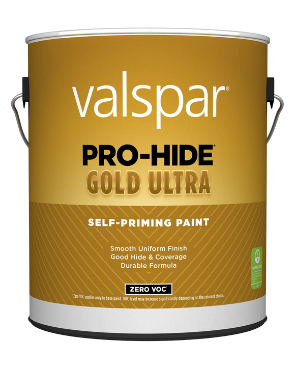 Valspar® Pro-Hide® Gold Ultra Interior Self-Priming Paint Satin 1 Gallon Clear Base (1 Gallon, Clear Base)
