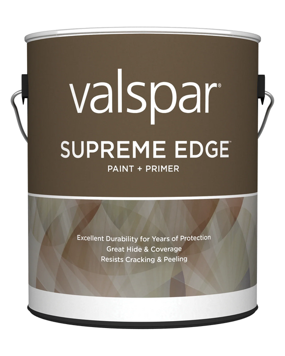 Valspar® Supreme Edge™ Exterior Paint & Primer Flat 1 Gallon Clear Base