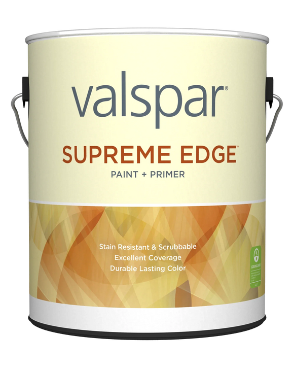 Valspar® Supreme Edge™ Interior Paint & Primer Flat 5 Gallon Pastel Base (5 Gallon, Pastel Base)