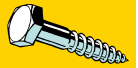 Midwest Fastener Hex Lag Screws 3/8 x 4-1/2