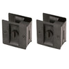 Design House 2-Pack Rectangular Privacy Pocket Door Passage is Finished in a Oil Rubbed Bronze