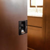 Design House 2-Pack Rectangular Privacy Pocket Door Passage is Finished in a Oil Rubbed Bronze