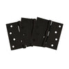 Design House  Square Corner Door Hinge in Oil-Rubbed Bronze, 4-Inch, 3-Pack