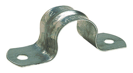 Thomas & Betts  1/2 Two Hole Strap, Steel-Zinc Plated For Us W/EMT Conduit